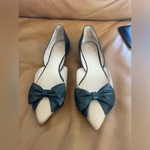 Kate Spade pointed toe two toned flats
